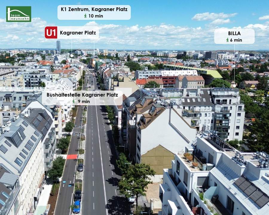 Urban wohnen mit perfekter Infrastruktur und hoher Lebensqualität!