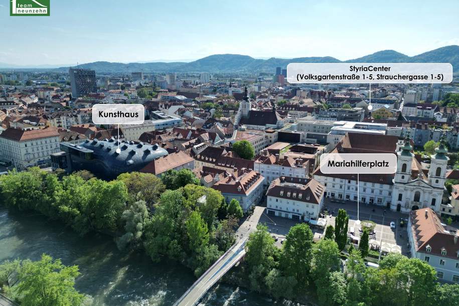 Lage. Komfort. Lebensqualität. – Wohnen im Zentrum von Graz, Wohnung-miete, 599,01,€, 8020 Graz(Stadt)