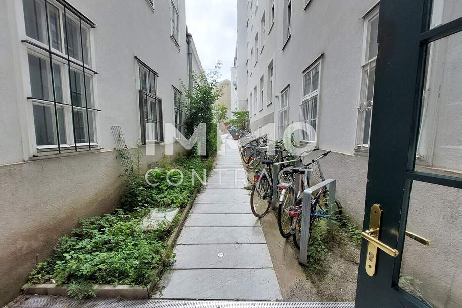 Französischer Chic trifft Wiener Charme – Innenhof RUHELAGE in der Neustiftgasse, Wohnung-kauf, 414.000,€, 1070 Wien 7., Neubau