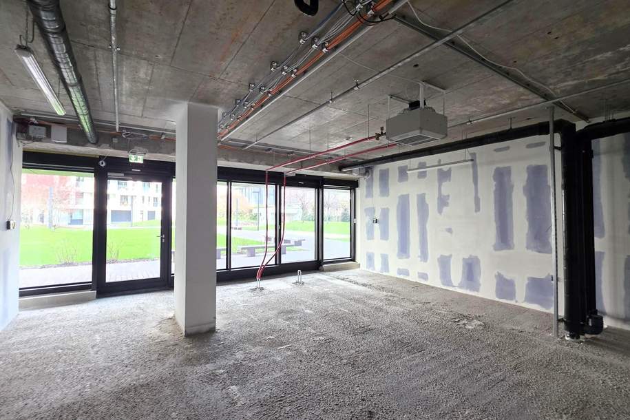 Büro- und Geschäftsfläche ++ Nähe U1 ++ ERSTBEZUG!!, Gewerbeobjekt-miete, 2.468,88,€, 1220 Wien 22., Donaustadt