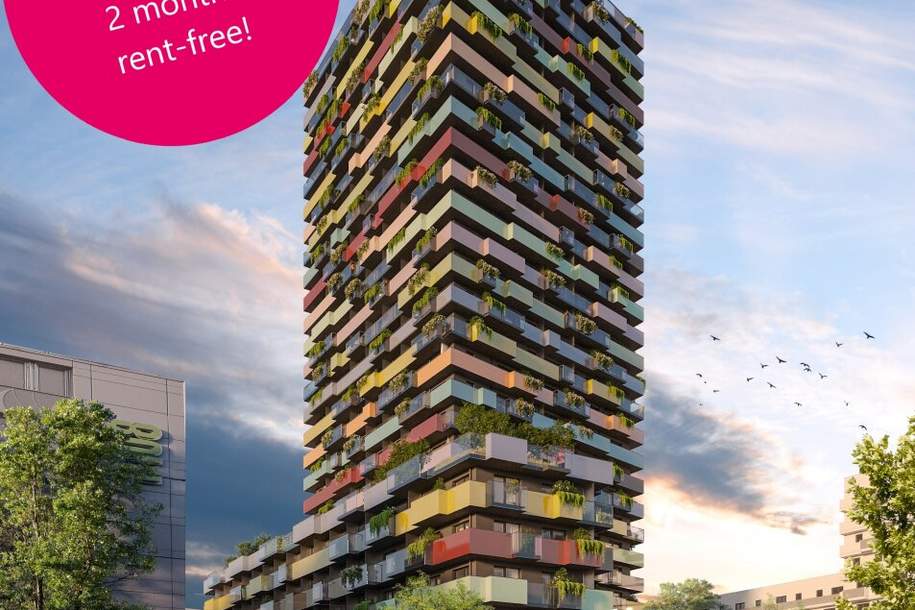 Top-Ausstattung trifft Design: Wohnen auf höchstem Niveau, Wohnung-miete, 1.209,40,€, 1200 Wien 20., Brigittenau