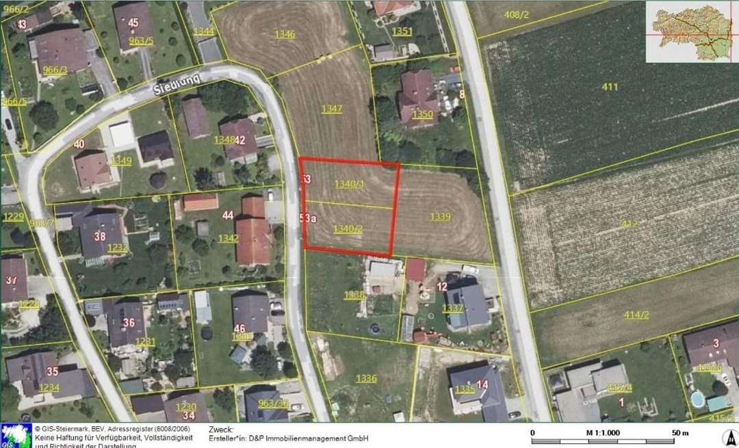 TOP Baugrundstück 1000 m² in Neudau ++ Baubescheid (Provisionsfrei)