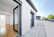 Erstbezug | Helle 3-Zimmer-Neubauwohnung mit hofseitigem Balkon | sofort bezugsbereit | Luftwärmepumpe | Wanne &amp; Dusche