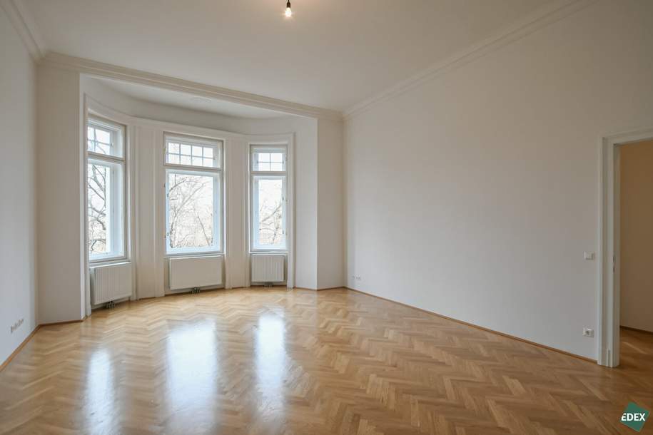 3-Zimmer-Altbauwohnung am Belvedere, Wohnung-miete, 2.950,00,€, 1040 Wien 4., Wieden