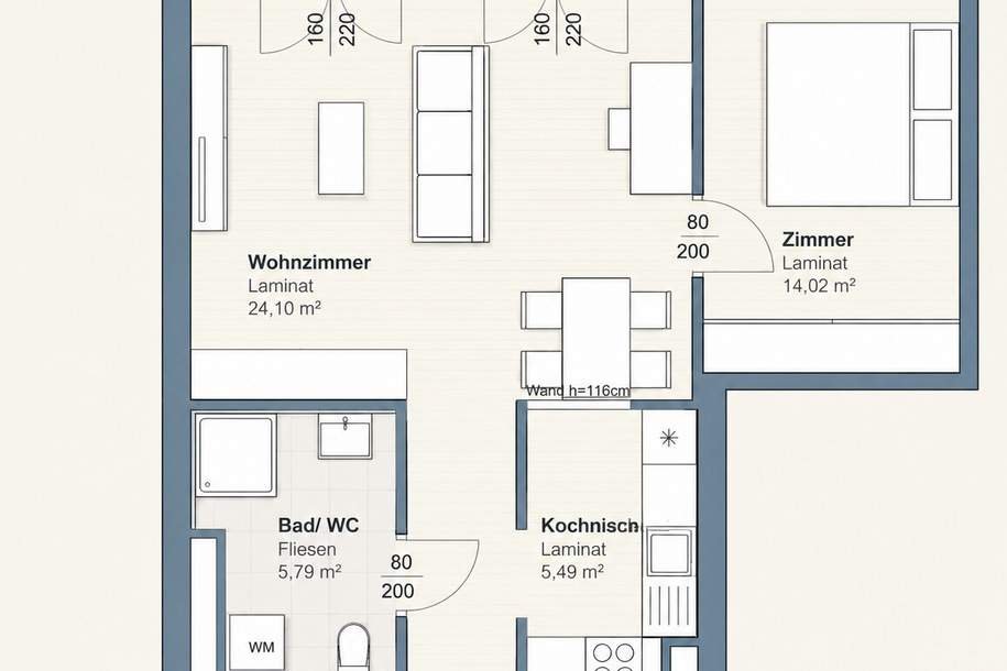 STADTLEBEN PUR | 2 Zimmerwohnung, Wohnung-miete, 763,99,€, 8020 Graz(Stadt)