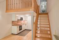 Wunderschöne Galerie-Wohnung mit Garten und neuer Küche nähe U4 Braunschweiggasse