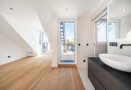 Außergewöhnliche Dachgeschoss-Maisonette mit Terrasse &amp; Dachterrasse | 26 m² Freifläche, 3 Zimmer