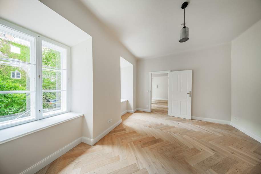 TOP-LAGE beim BELVEDERE! Altbau-Erstbezug mit Blick in den begrünten Innenhof, Wohnung-kauf, 379.000,€, 1040 Wien 4., Wieden