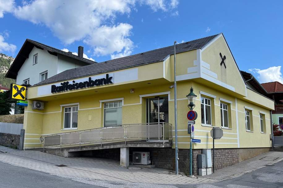 Bankfiliale an der Hohen Wand, Gewerbeobjekt-kauf, 130.000,€, 2724 Wiener Neustadt(Land)