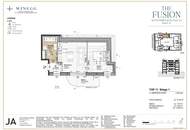 THE FUSION! Exklusiver 2-Zimmer-Dachgeschoß-Erstbezug