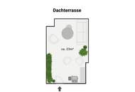 “Modern. Elegant. At Peace. – Wohnen mit Garten-Terrasse &amp; Dachterrasse!“