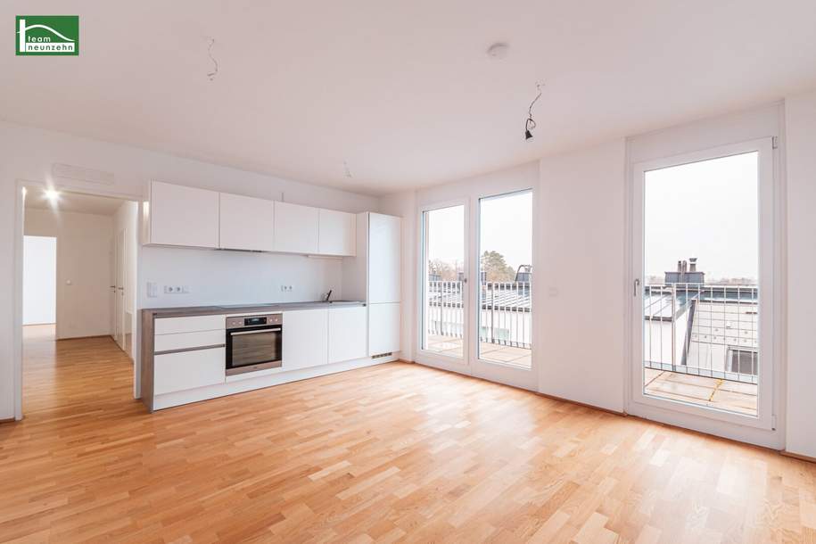 Charmante 2-Zimmer Wohnung inkl. Einbauküche und Terrasse. - WOHNTRAUM, Wohnung-miete, 1.022,17,€, 1210 Wien 21., Floridsdorf