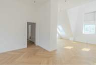 Über den Dächern des Stuwerviertels: elegante 3-Zimmer-Dachgeschosswohnung mit privater Dachterrasse nahe Prater