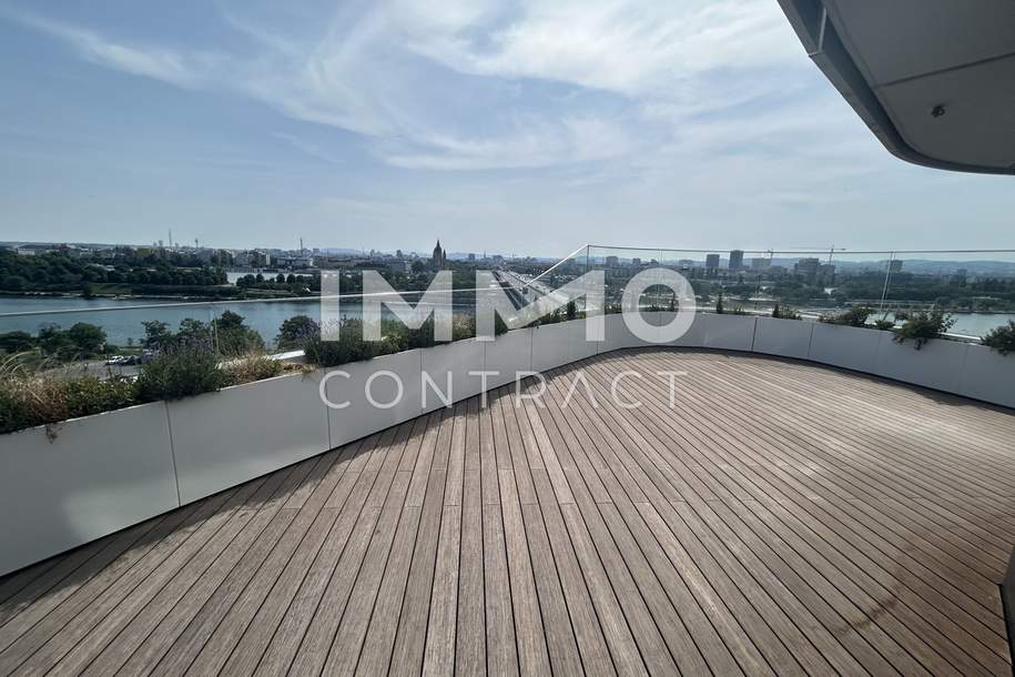 Großzügige 4 Zimmer Wohnung mit über 100 m² Balkon und Blick auf die Donau!, Wohnung-kauf, 2.498.000,€, 1220 Wien 22., Donaustadt