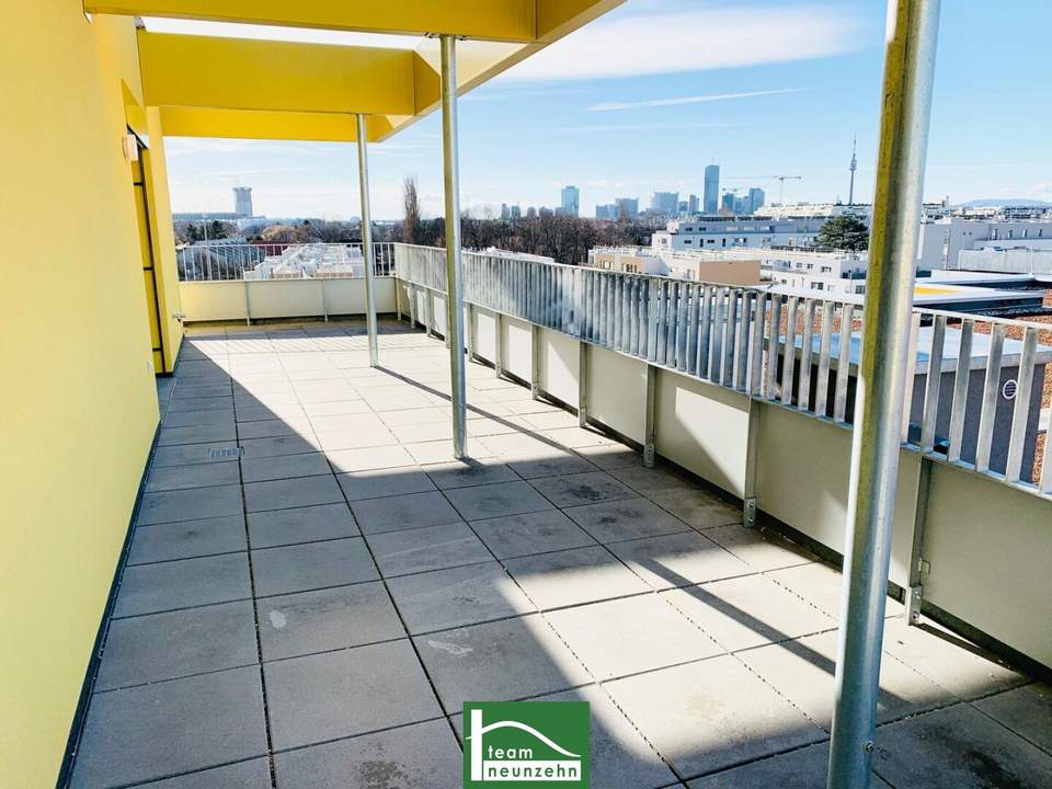LEO 131 - Hochwertige 3-Zimmer Wohnung mit großer West-Terrasse nahe Siemensstraße Bahnhof und Parkanlagen! Ab Juli 2025