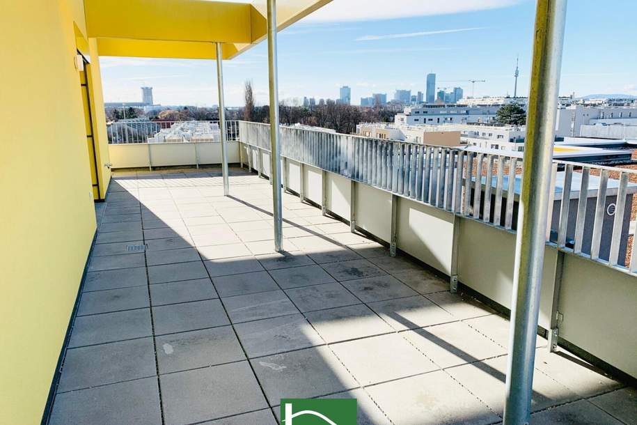 LEO 131 - Hochwertige 3-Zimmer Wohnung mit großer West-Terrasse nahe Siemensstraße Bahnhof und Parkanlagen! Ab Juli 2025, Wohnung-miete, 1.097,49,€, 1210 Wien 21., Floridsdorf