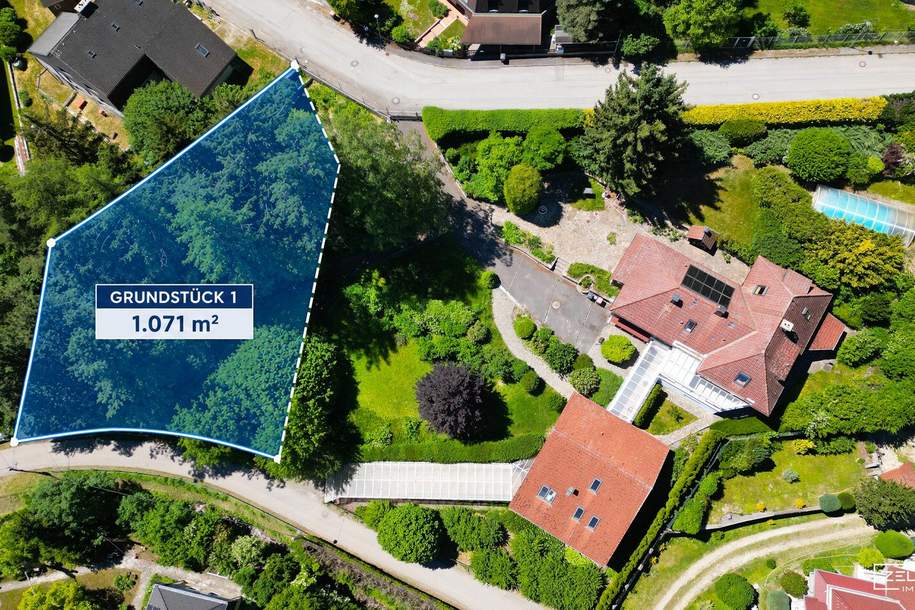 BAUGRUNDSTÜCK IN MAUERBACH – 1.071 m² IN RUHIGER HANG- UND GRÜNLAGE MIT ENTWICKLUNGSPOTENZIAL | ZELLMANN IMMOBILIEN, Grund und Boden-kauf, 349.000,€, 3001 Sankt Pölten(Land)