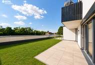 Erstbezug: elegante 3 Zimmer-Gartenwohnung mit moderner Küche