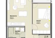 UNBEFRISTETE 2-Zimmer Neubauwohnung mit Freifläche + Extras im Haus