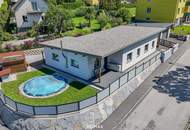 Preis angepasst – neuwertiger Neubau-Bungalow in Gmünd mit Pool