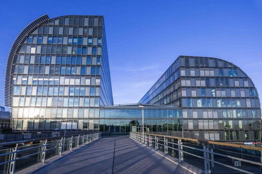 Rivergate - hochmoderne Büroflächen direkt an der Donau!, Gewerbeobjekt-miete, 19,90,€, 1200 Wien 20., Brigittenau