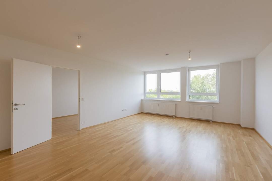 Wohnen am Wasser | Zwei-Zimmer-Wohnung mit Einbauküche und direktem Wasserblick
