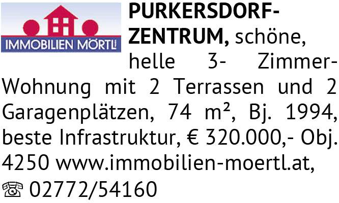 Schöne, helle 3-Zimmer-Wohnung mit 2 Terrassen und 2 Garagenplätzen, 74 m², Bj. 1994, beste Inf