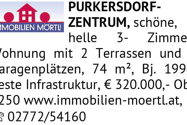 Schöne, helle 3-Zimmer-Wohnung mit 2 Terrassen und 2 Garagenplätzen, 74 m², Bj. 1994, beste Inf, Wohnung-kauf, 320.000,€, 3002 Sankt Pölten(Land)