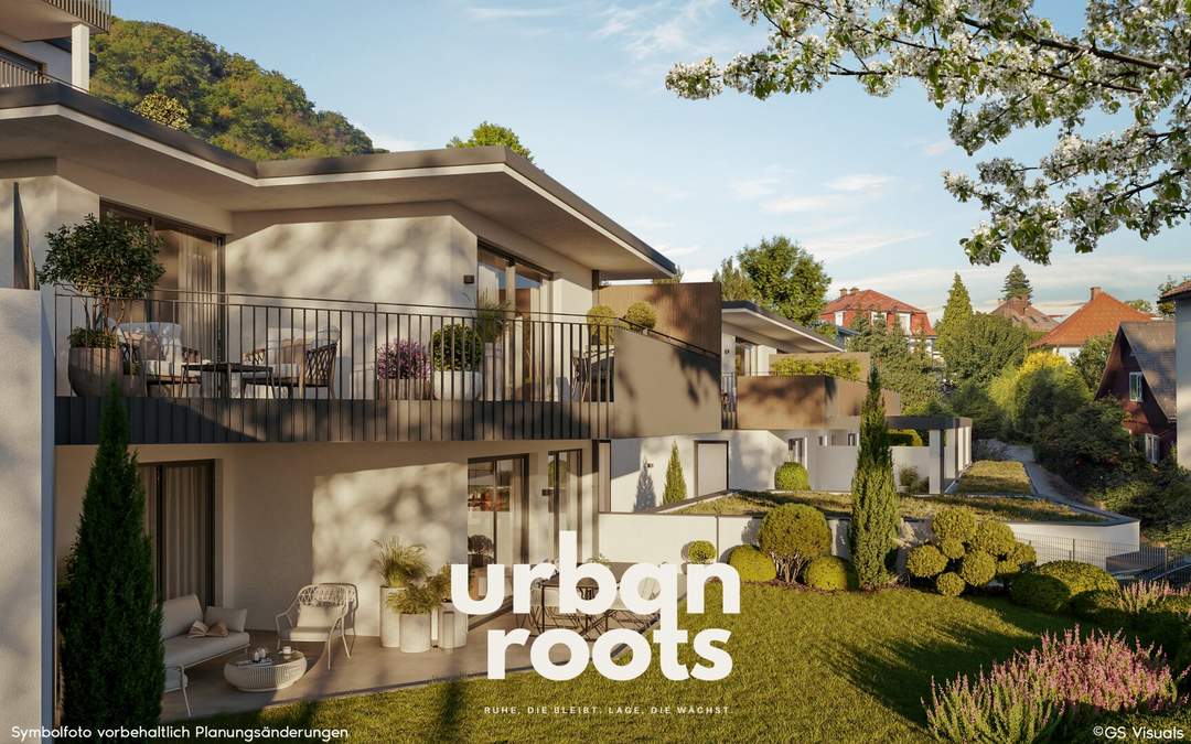URBAN ROOTS – 3 Zimmer auf rund 59m² - Topfloor mit Südterrasse