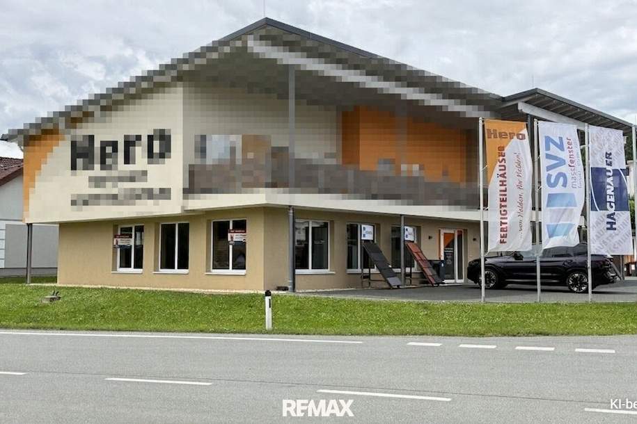 Modernes Geschäftslokal/Büro mit ca. 140 m² Nutzfläche in Kemeten zu vermieten, Gewerbeobjekt-miete, 1.680,00,€, 7531 Oberwart