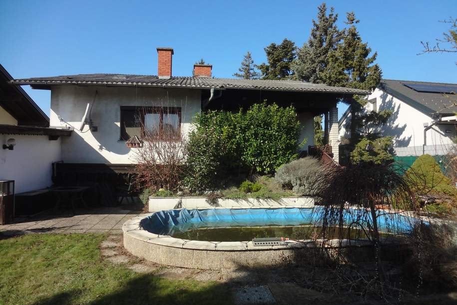 Bungalow mit Keller und Garagen!, Haus-kauf, 399.000,€, 2464 Bruck an der Leitha