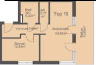 Erstbezug: 2-Zimmerwohnung mit Garagenplatz und Bergblick!