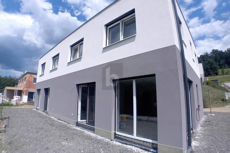MODERNES DOPPELHAUS IN RUHIGER SONNENLAGE MIT PV-ANLAGE UND CARPORT, Haus-kauf, 389.000,€, 8302 Graz-Umgebung