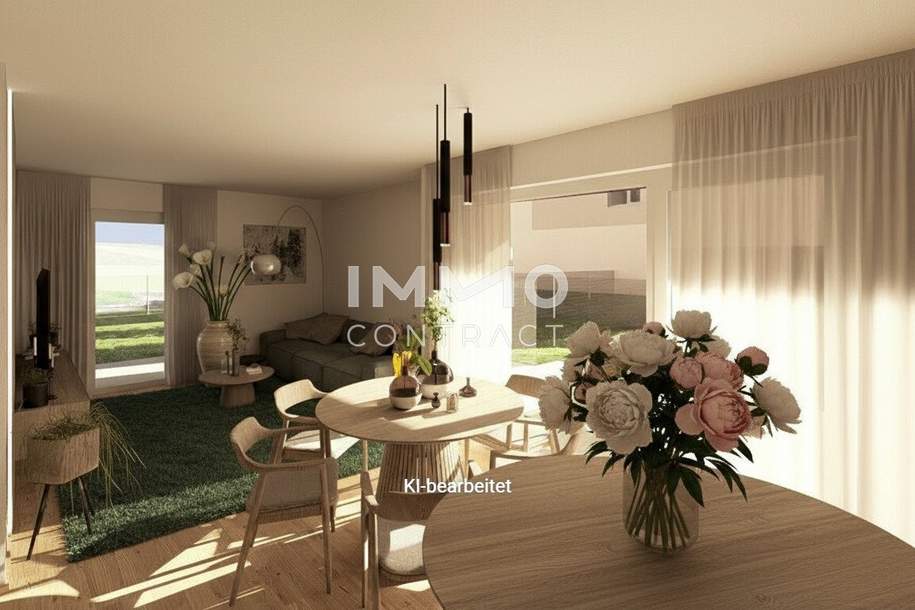 ** Anleger aufgepasst ** - Ideale 1,5 Zimmer Wohnung mit kl. Garten in den STADTTERRASSEN PEUERBACH - provisionsfrei!, Wohnung-kauf, 133.956,€, 4722 Grieskirchen