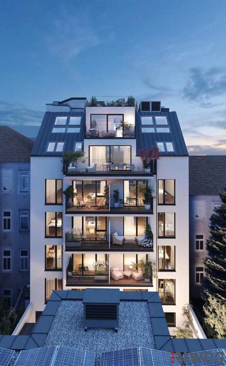 Erstbezug | Ideal auch für Anleger | Hofruhelage | 2-Zimmer-Wohnung mit Balkon | passive Kühlung