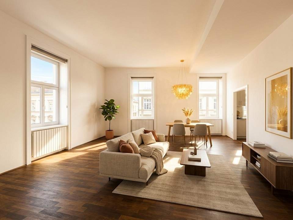 Klassischer Wiener Altbau mit Lift, großzügigen Raumhöhen und Nähe zum Rochusmarkt!