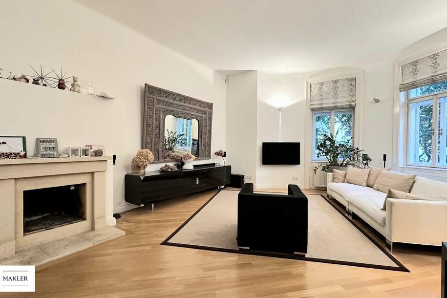 Elegante 3-Zimmer-Wohnung mit sonniger Loggia in grüner Lage im Herzen Wiens, Wohnung-kauf, 1.590.000,€, 1030 Wien 3., Landstraße