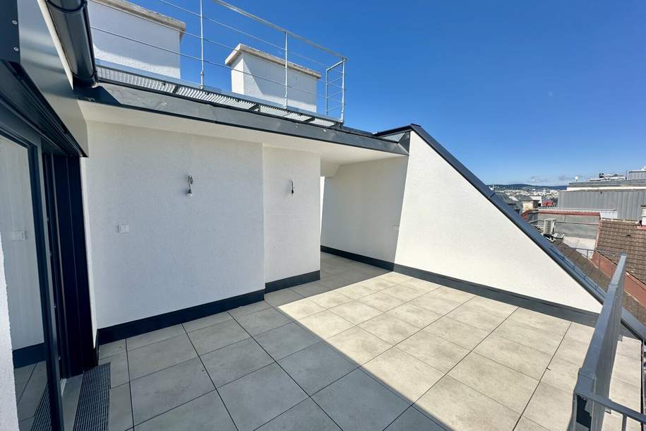 NEUER PREIS - BEZUGSFERTIGES Penthouse mit 175 m² Wohnfläche und 72 m² Dachterrasse on TOP + privater Liftfahrt!, Wohnung-kauf, 1.549.000,€, 1050 Wien 5., Margareten