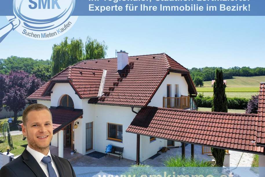 Großzügiges Wohnhaus mit 3.186 m² Grund nahe Hollabrunn!, Haus-kauf, 880.000,€, 2020 Hollabrunn