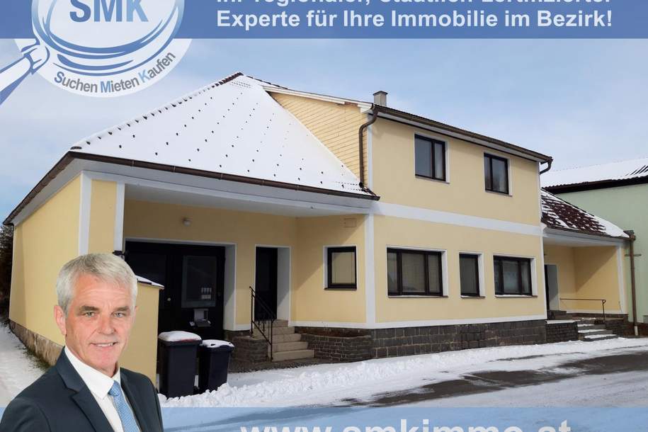 Großfamilien- &amp; Geschäftshaus mit Garten am Land!, Haus-kauf, 178.000,€, 3943 Gmünd