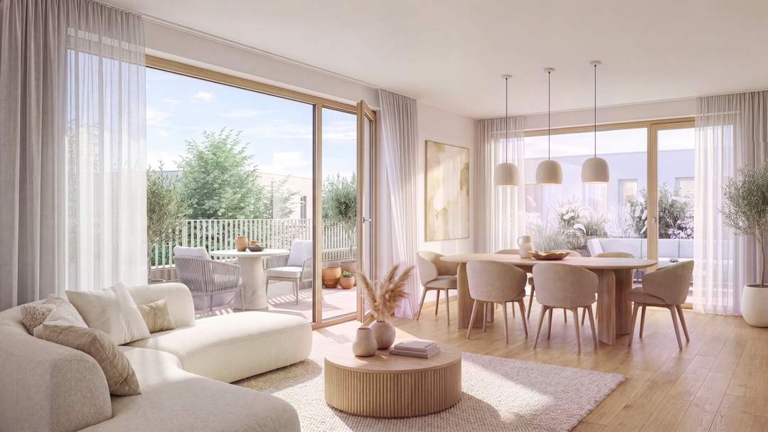 Terrassentraum in Graz-Waltendorf | 3-Zimmer-Wohnung mit 80 m² Freifläche – ERSTBEZUG