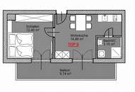 Attraktive Zwei-Zimmer-Wohnung mit Balkon | BAD ISCHL