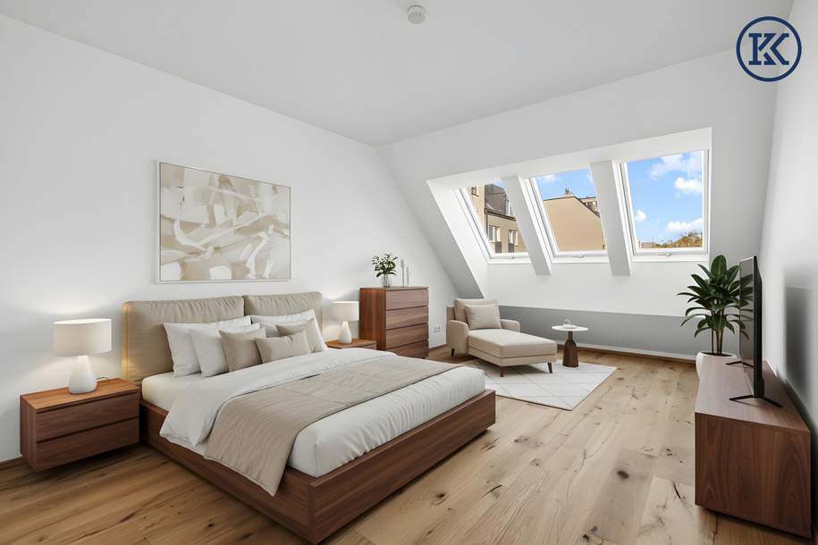 Alte Donau Investmentchance: Traum-Dachwohnung mit seltener Airbnb-Genehmigung!, Wohnung-kauf, 699.900,€, 1220 Wien 22., Donaustadt