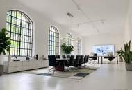 Modernes Loft-Büro in historischer Seidenfabrik – einzigartiger Backsteincharme &amp; hochwertige Ausstattung