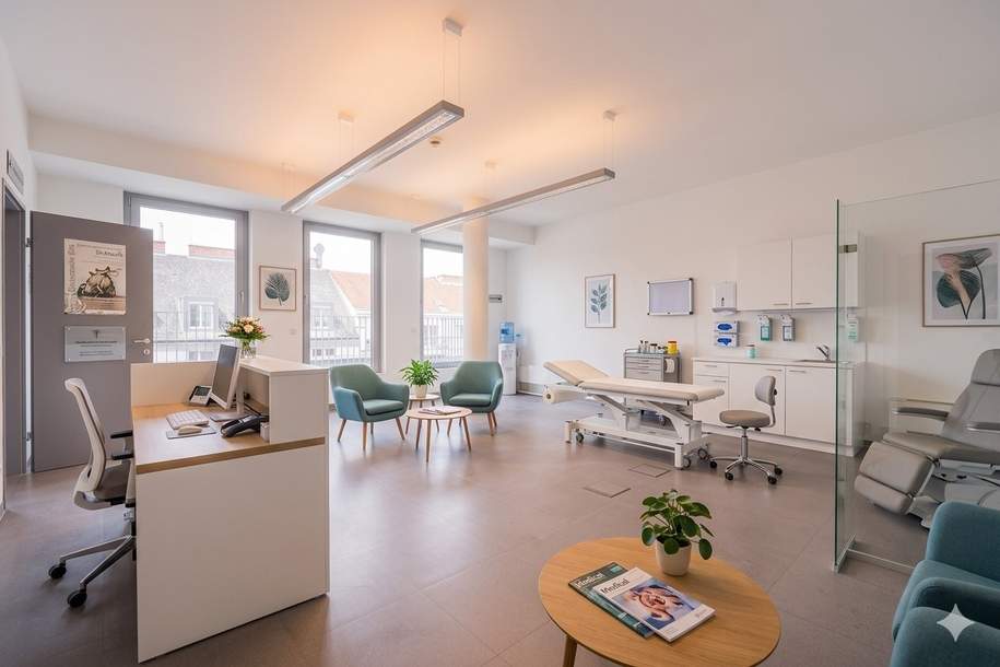 Barrierefreie Ordinationsfläche in der Fußgängerzone direkt bei der U1 Reumannplatz zu mieten, Gewerbeobjekt-miete, 3.923,02,€, 1100 Wien 10., Favoriten