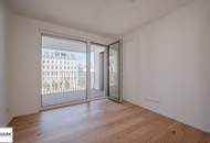 Entzückende 2 Zimmer Neubauwohnung mit Balkon &amp; Wienfluss-Blick - ab Mai 2026!
