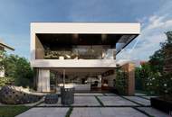 Rohbau einer Luxusvilla in beliebter Siedlungslage