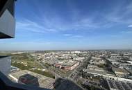 Neuwertige gehobene 2 Zimmerwohnung mit Balkon und sagenhaftem Weitblick im 25. Liftstock!