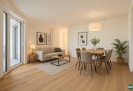 ERSTBEZUG | Traumhafte 2-Zimmer DG-Wohnung mit Loggia &amp; Terrasse in den ruhigen Innenhof
