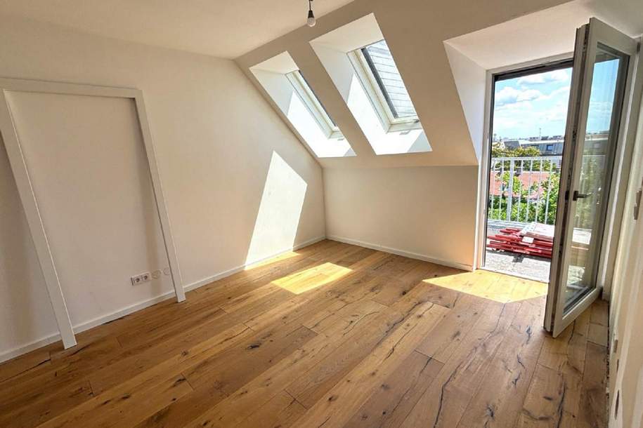 *Summer Special* - Gartenseitige 2 Zi Dachwohnung mit Terrasse und Sauna - Meiselmarkt Nähe, Wohnung-kauf, 335.000,€, 1150 Wien 15., Rudolfsheim-Fünfhaus